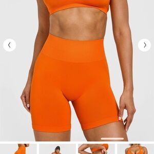 Vibrant Orange Oneractive Effortless Women's Athletic Shorts